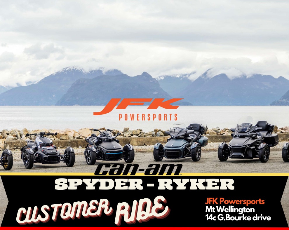 JFK Powersports Can-Am Ryker and Spyder Customer Ride